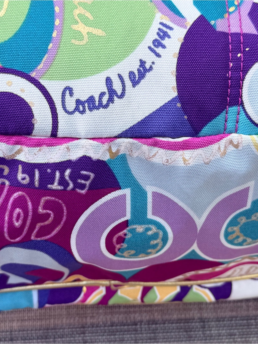 Coach Poppy Pop-C Limited Edition Graffiti Backpack - Picture 12 of 12